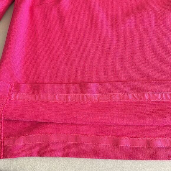 Trina Turk Women’s Wonderous Suiting Top Hot Pink Short Sleeve Size M - Picture 9 of 11